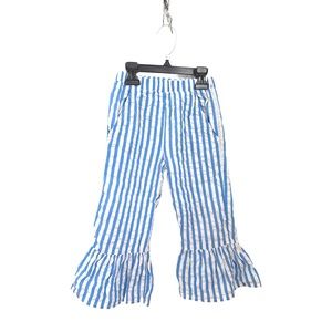 Retro flare bottom pants